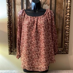 Woman Paisley Long Sleeve